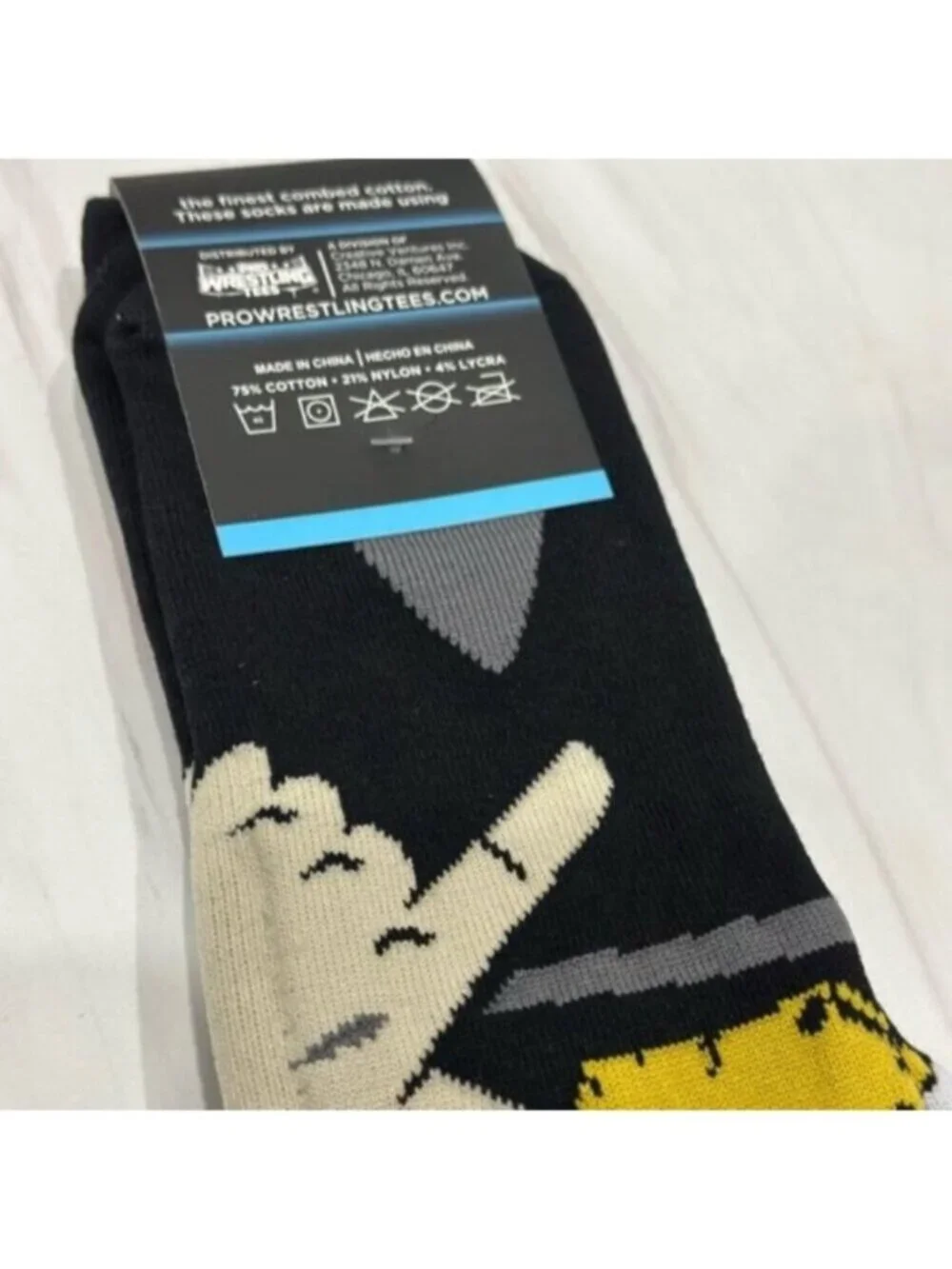 NWT Pro Wrestling Tees Mick Foley Christmas Saint Mick Socks